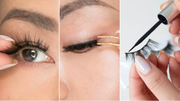 How to apply lashes